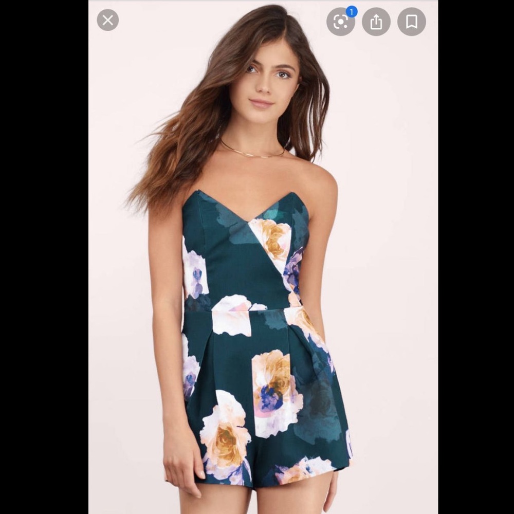 Keepsake Romper strapless